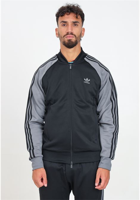 Felpa con zip adicolor Classics SST nera da uomo ADIDAS ORIGINALS | IY9858.